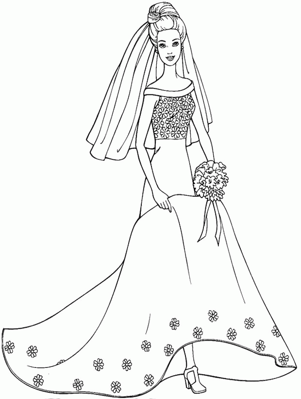 Free wedding dress coloring pages download free wedding dress coloring pages png images free cliparts on clipart library