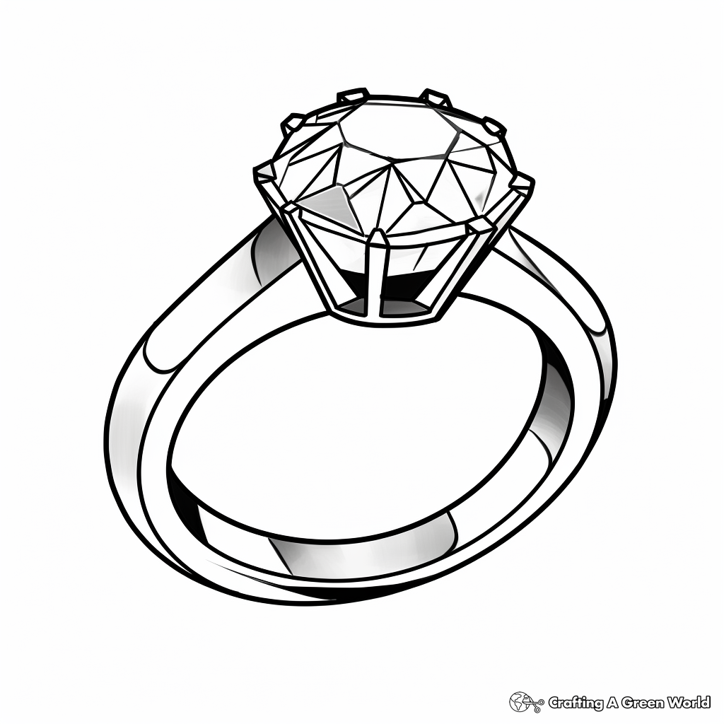 Engagement coloring pages