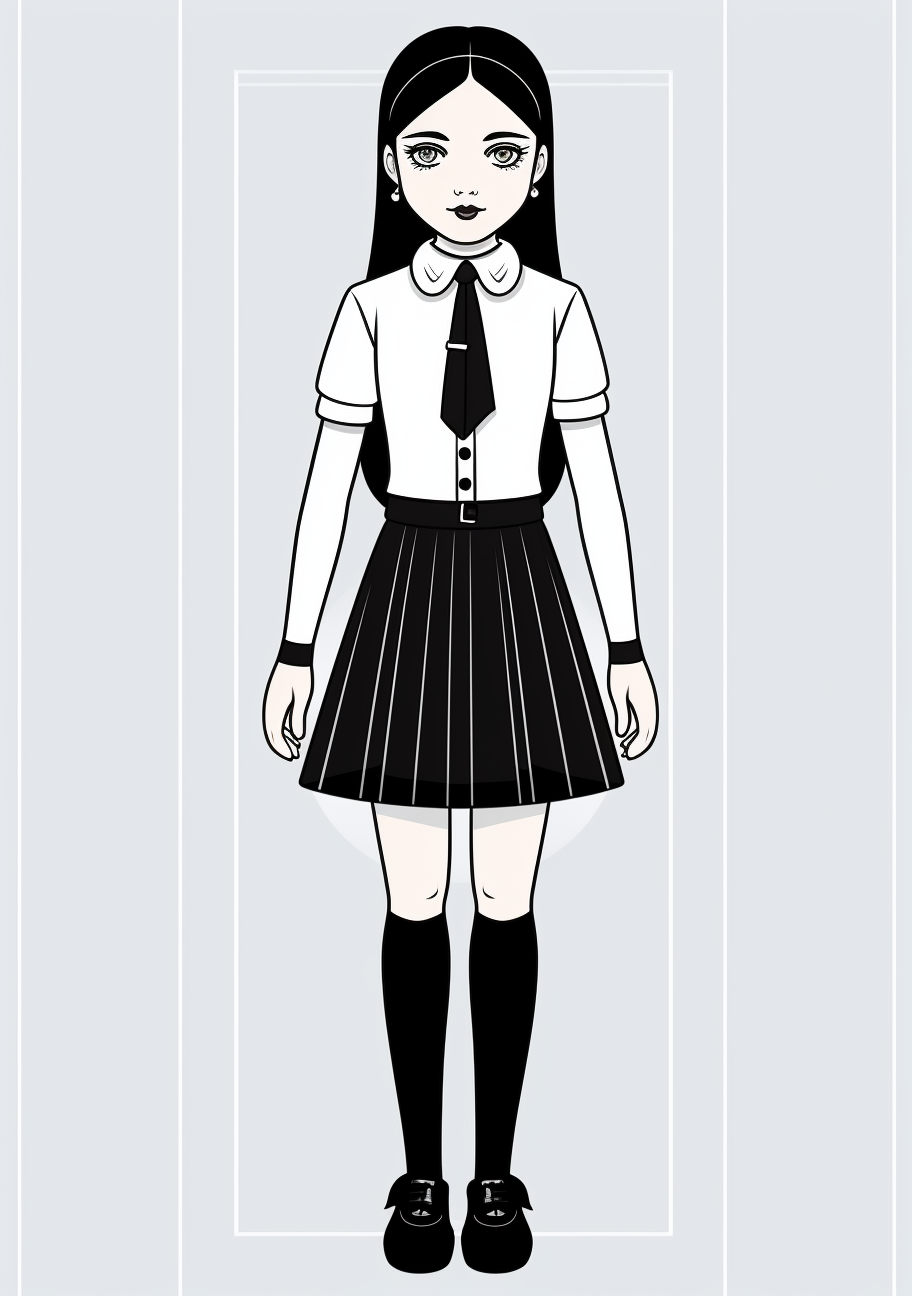 Free wednesday addams coloring s adult kids fun crafts coloring