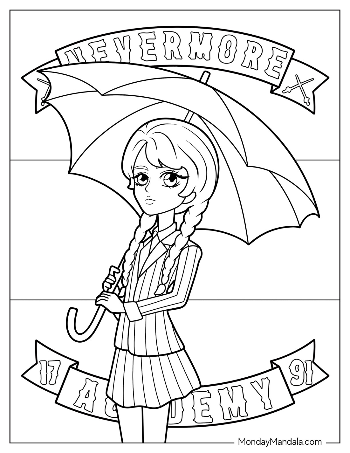 Wednesday coloring pages free pdf printables