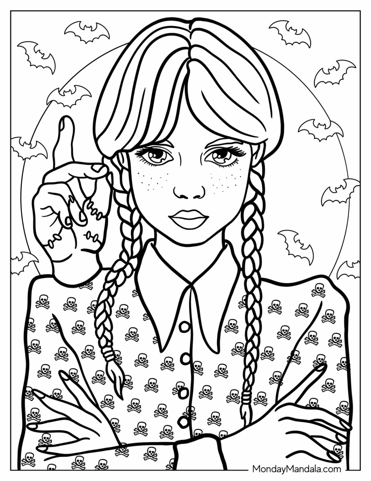 Halloween coloring pages free pdf printables