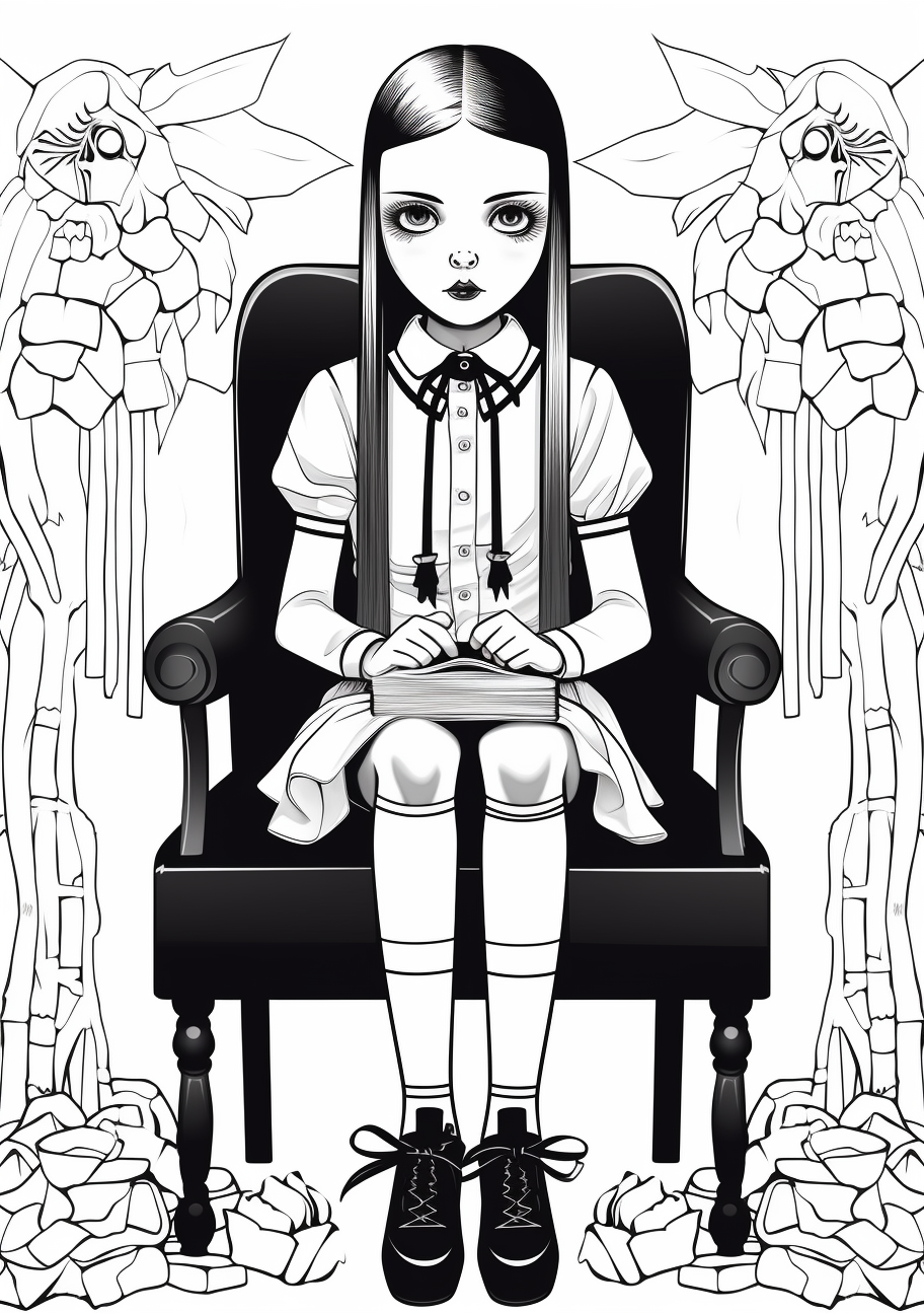 Wednesday addams solo time