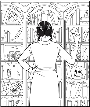 Wednesday an unofficial coloring book of the morbid and ghastly brack amanda books