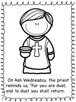 Ash wednesday coloring pages by miss ps prek pups tpt