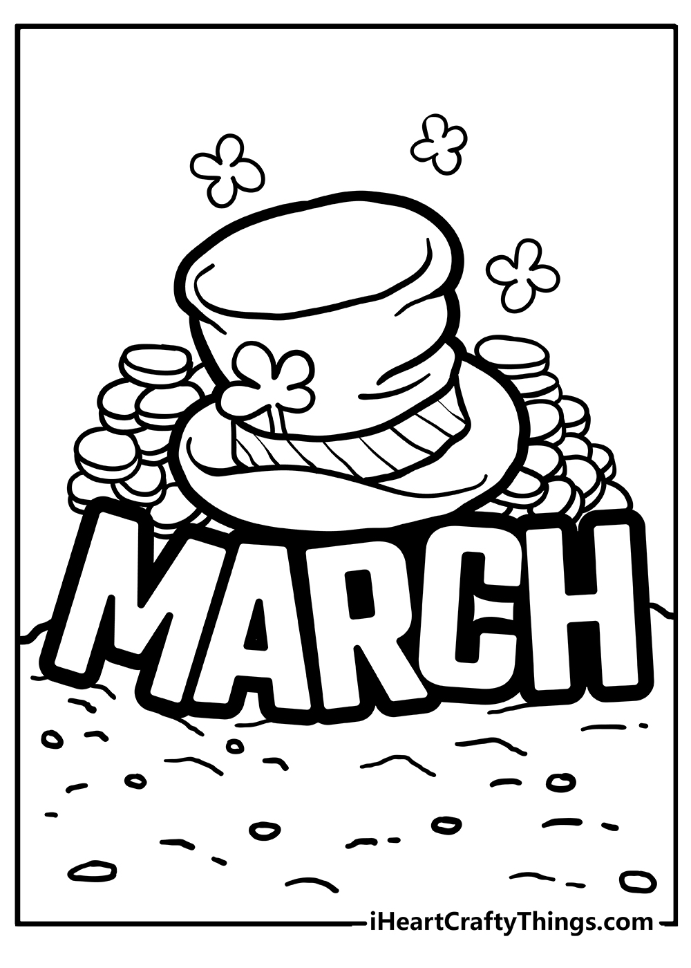March coloring pages free printables
