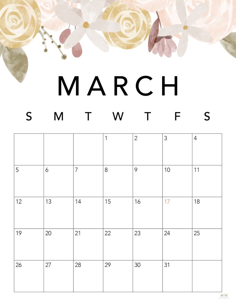 March calendars