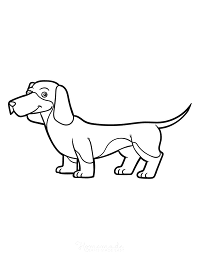 Free dog coloring pages for kids adults