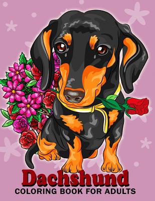 Dachshund coloring book for adults dog and puppy coloring book easy fun beautiful coloring pages paperback bookshop santa cruz