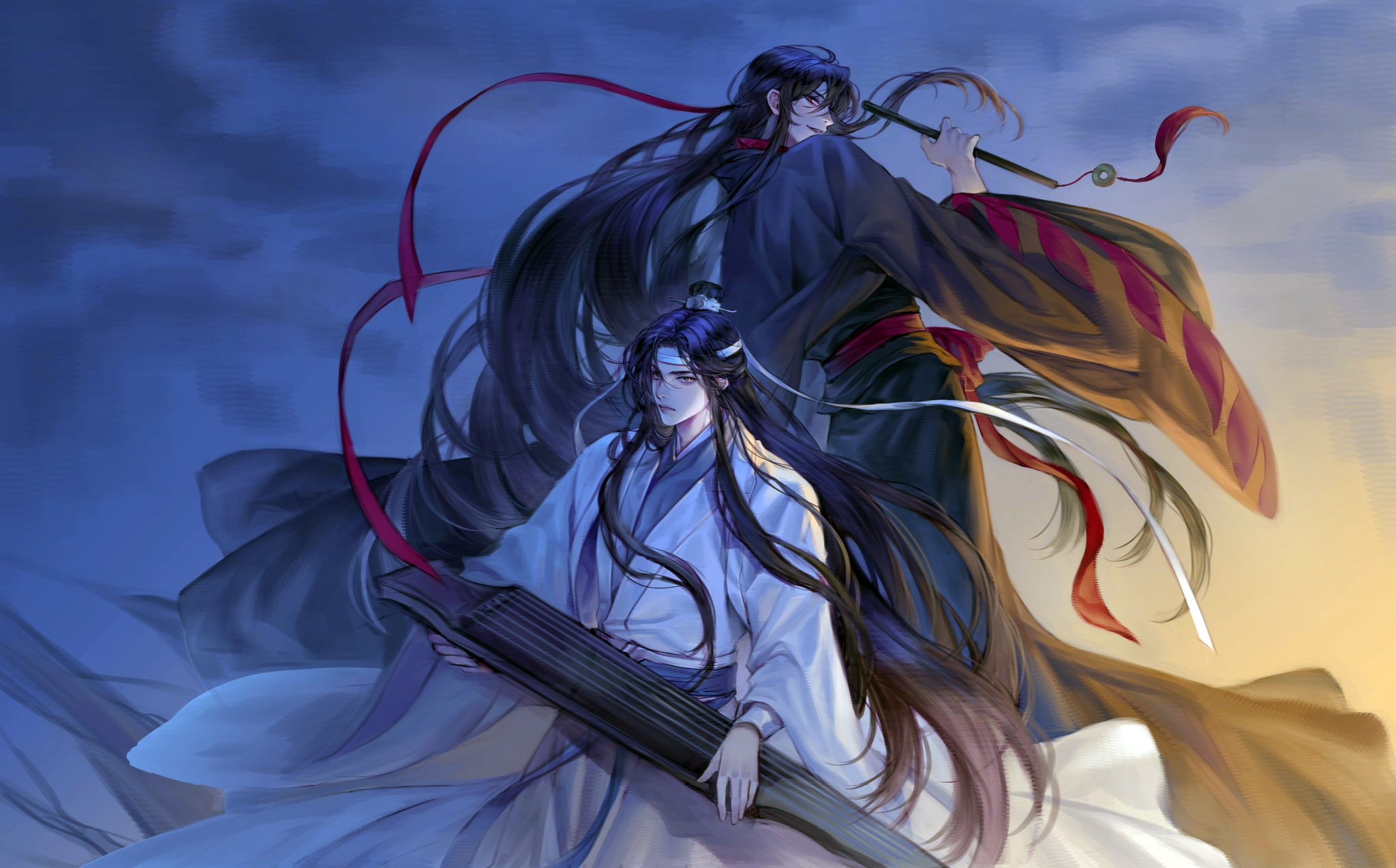 Mobile wallpaper: Anime, Lan Zhan, Wei Ying, Lan Wangji, Wei Wuxian, Mo Dao  Zu Shi, 1032368 download the picture for free.