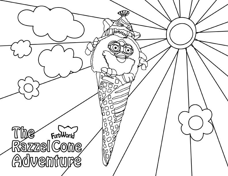 Weird coloring page