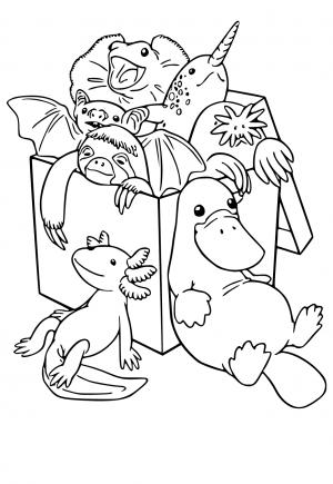 Free printable weird coloring pages sheets and pictures for adults and kids girls and boys