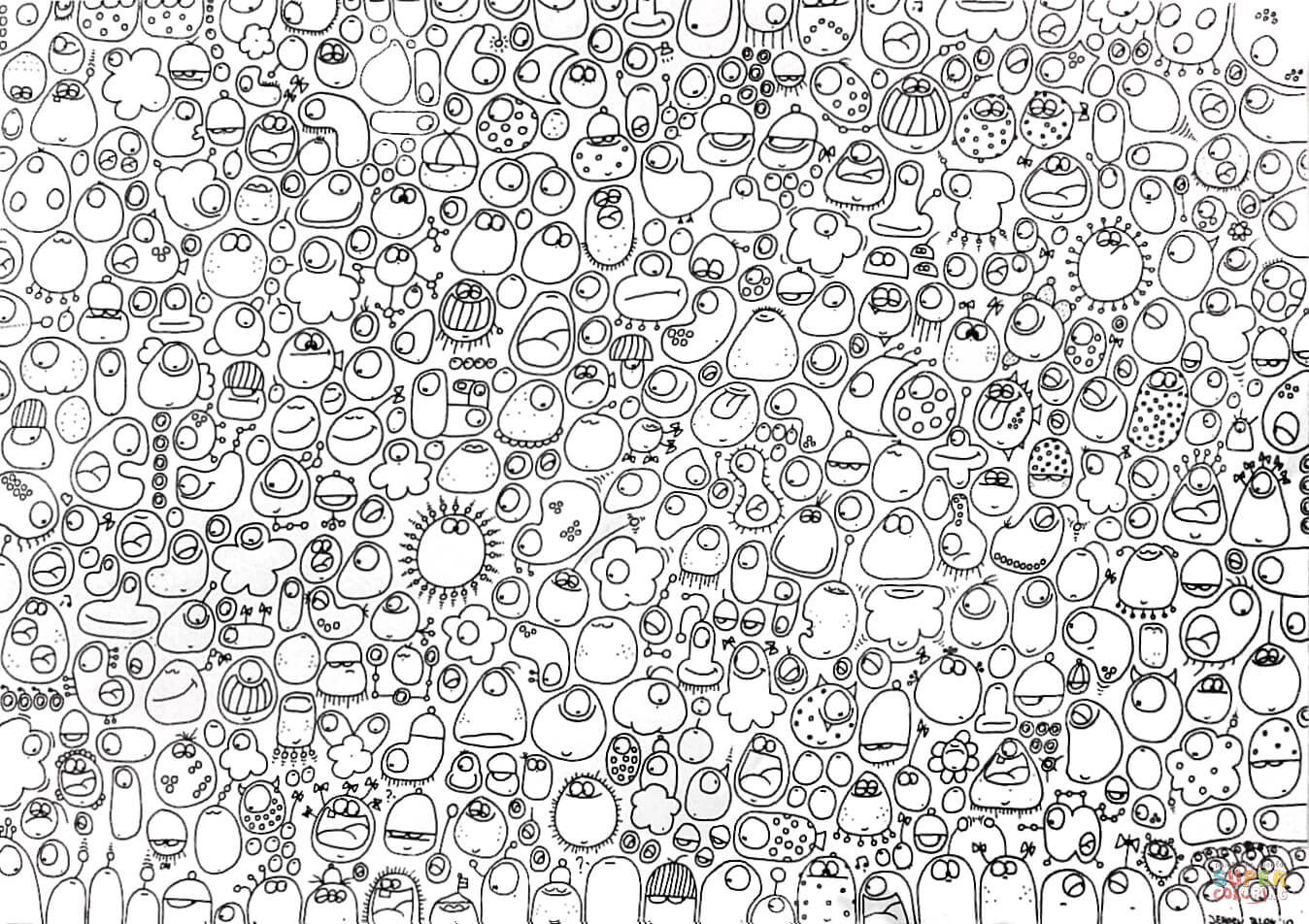 Strange world munnen by jompie coloring page free printable coloring pages