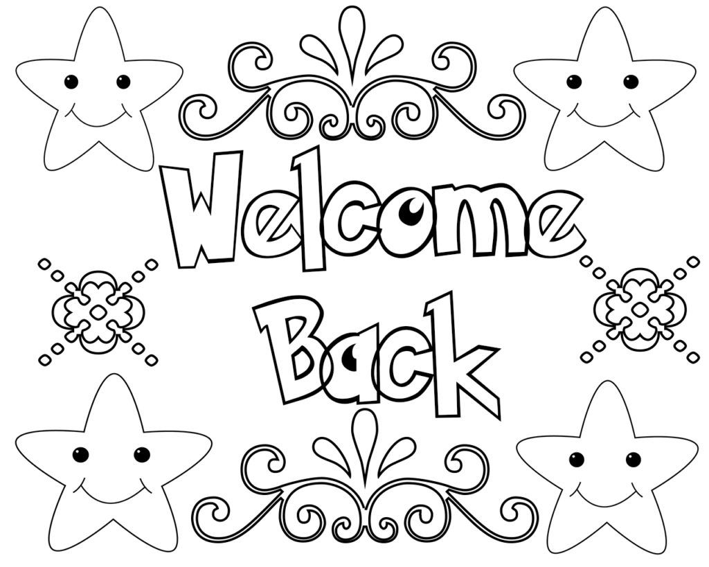 Wele back printable coloring pages free coloring pages coloring pages school coloring pages