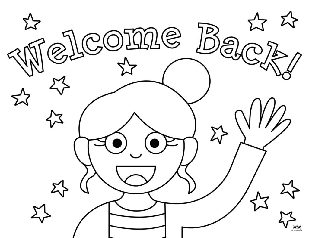 Back to school coloring pages