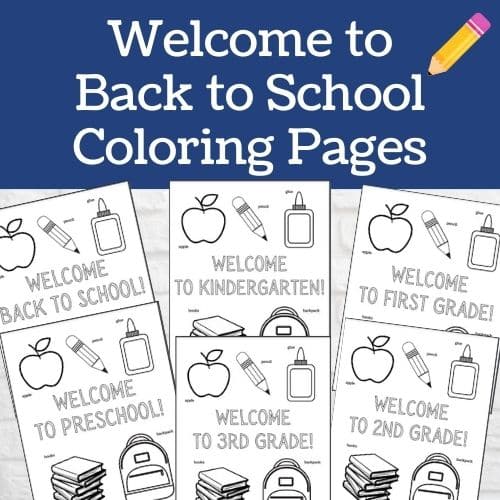 Wele back to school coloring pages free printables