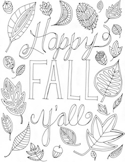 Free fall coloring page happy fall yall hello little home