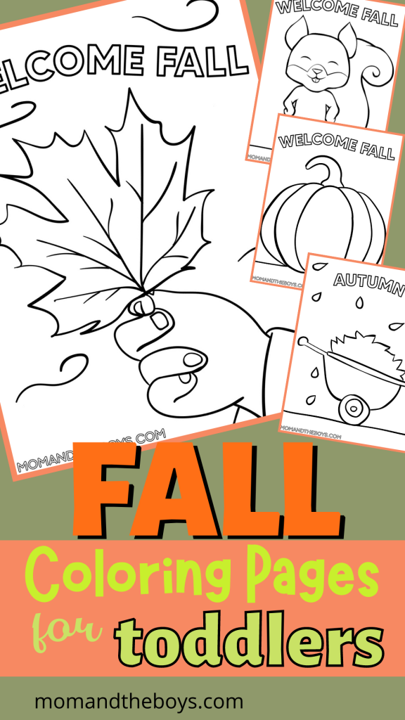 Free first day of fall printable coloring pages for toddlers fall coloring pages fall printables fall lesson plans