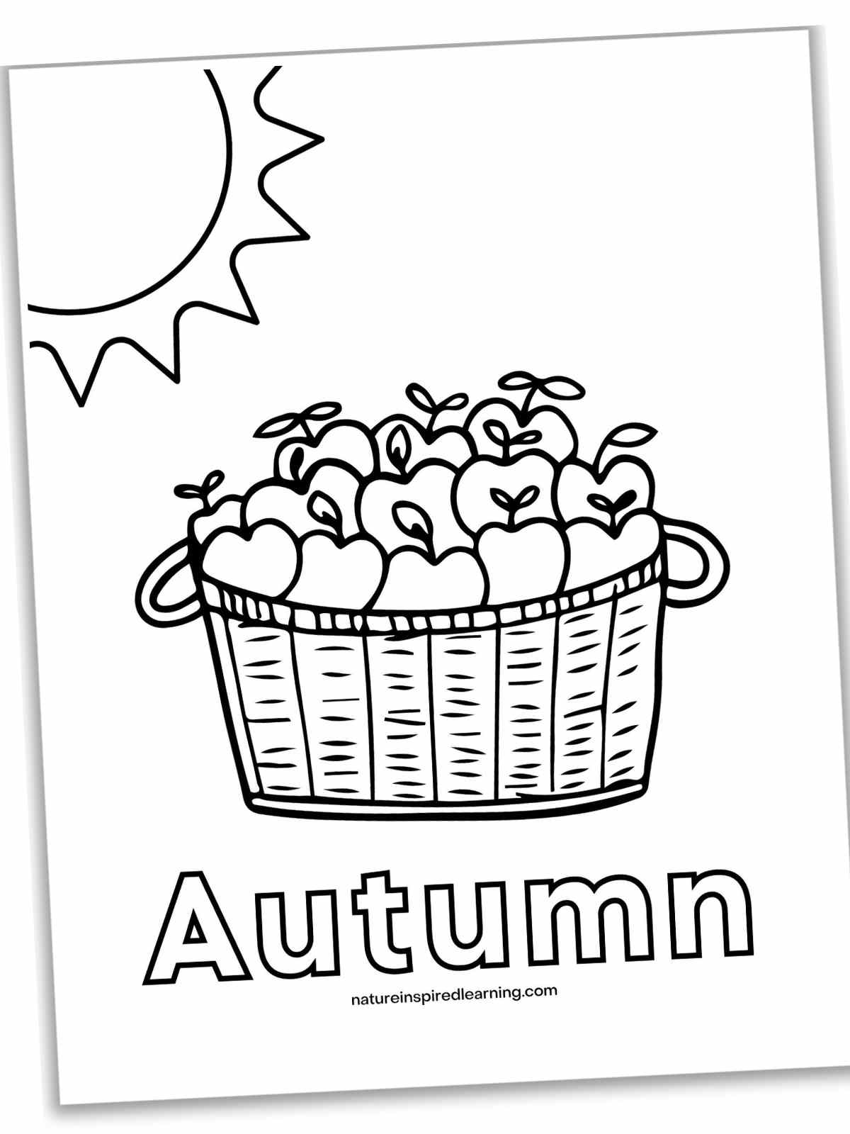 Fall coloring pages