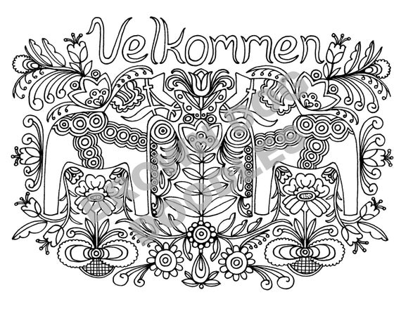 Wele coloring page