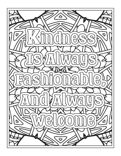 Premium vector holiday quotes coloring pages for kdp coloring pages