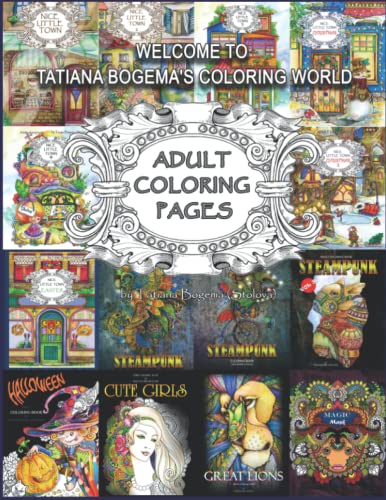 Welme to tatiana bogemas loring world adult loring pages from tatiana bogema stolova books