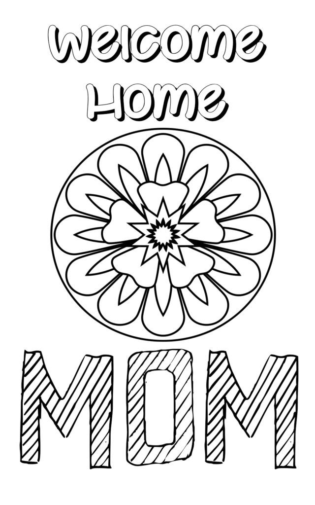 Wele back mom coloring pages mom coloring pages mothers day coloring pages quote coloring pages