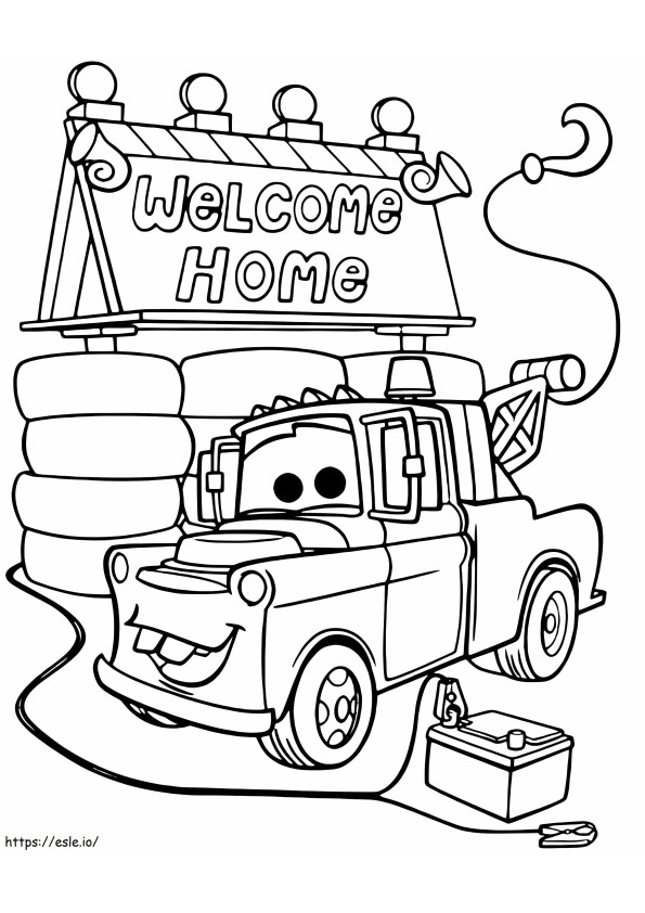 Welcome home coloring pages