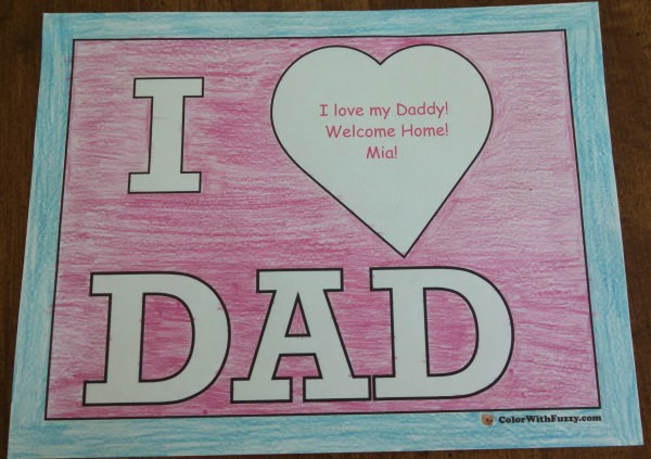 Fathers day coloring pages print and customize for dad