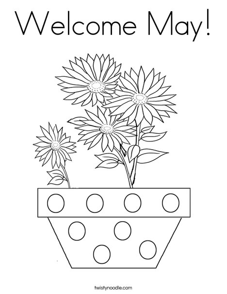 Wele may coloring page