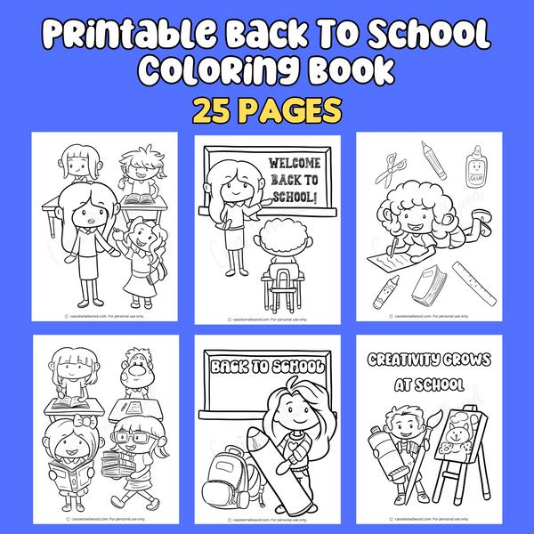 Printable back to school coloring book pages â cassie smallwood