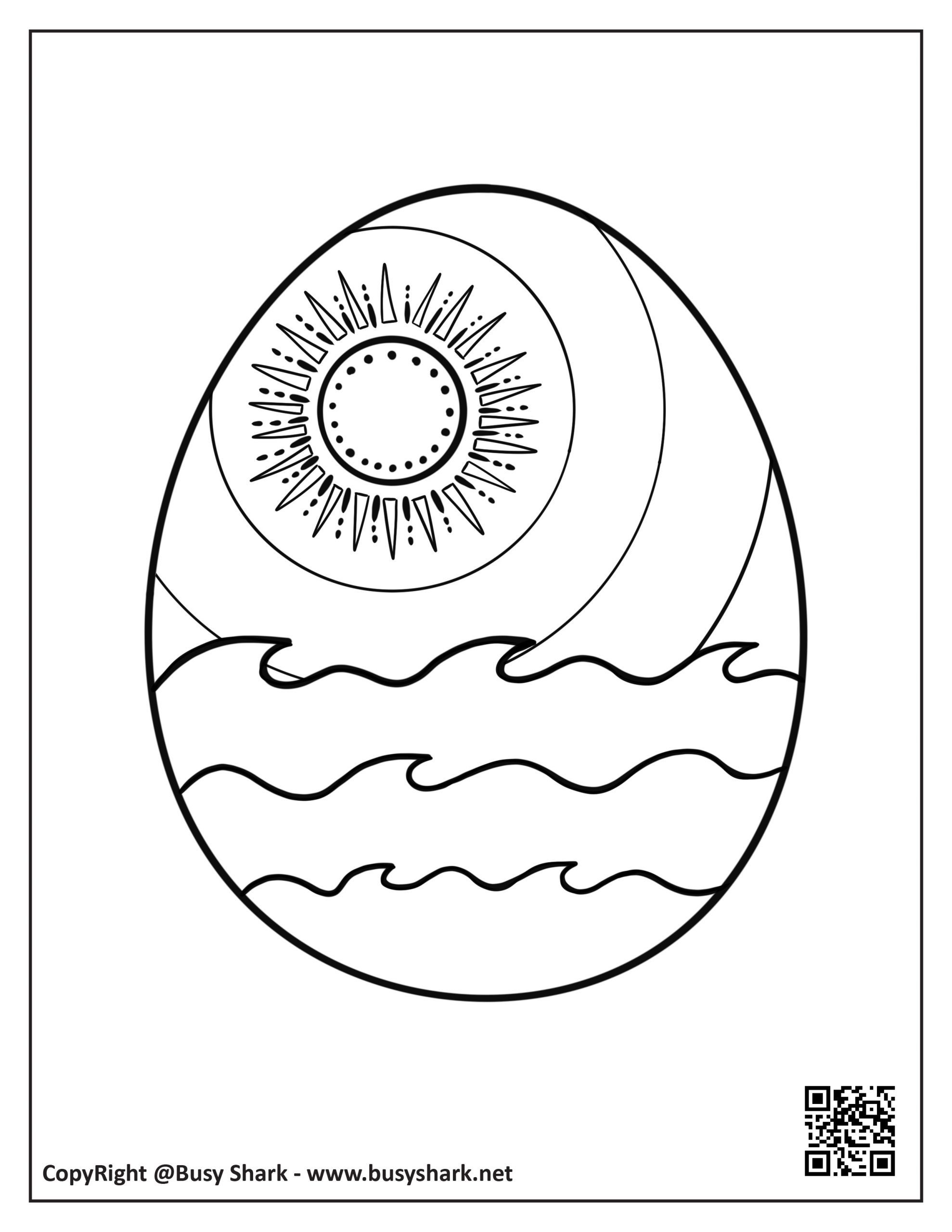 Easter eggs coloring pages free printables