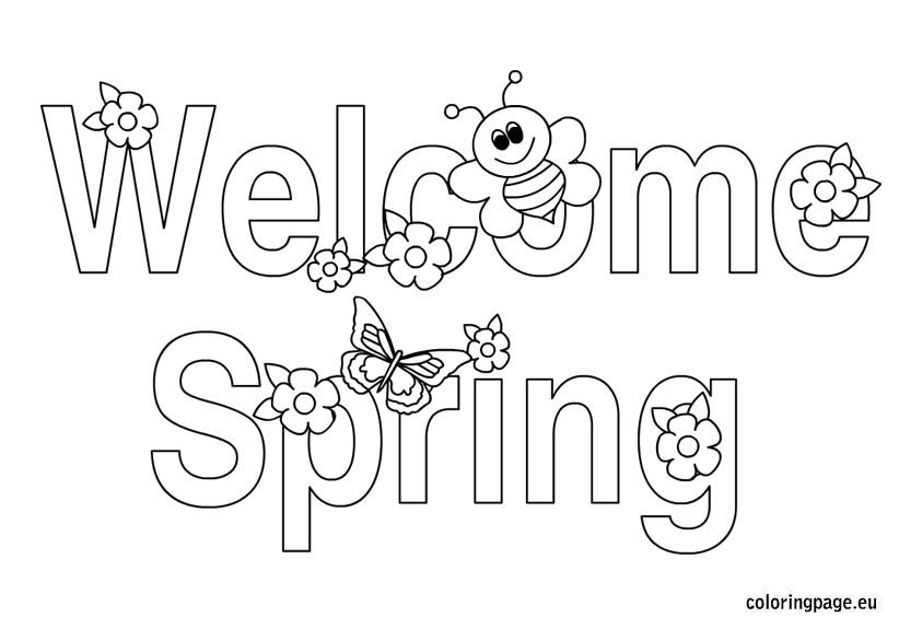 Best images of printable coloring pages wele to banner spring coloring pages spring coloring sheets coloring pages