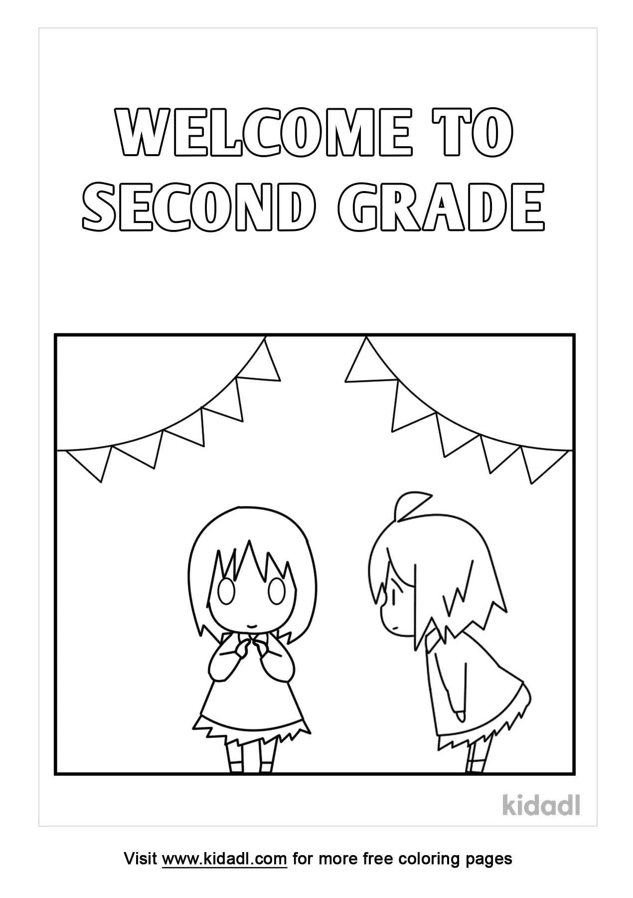 Free wele nd grade coloring page coloring page printables