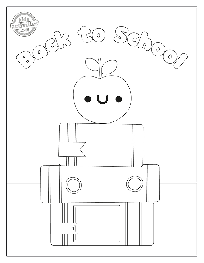 Preschool back to school coloring pages for kids kids activities blog