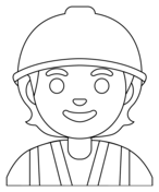 Construction worker coloring pages free coloring pages