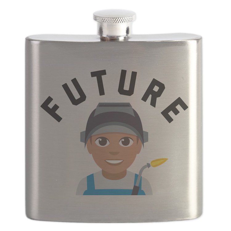 Emoji future welder flask