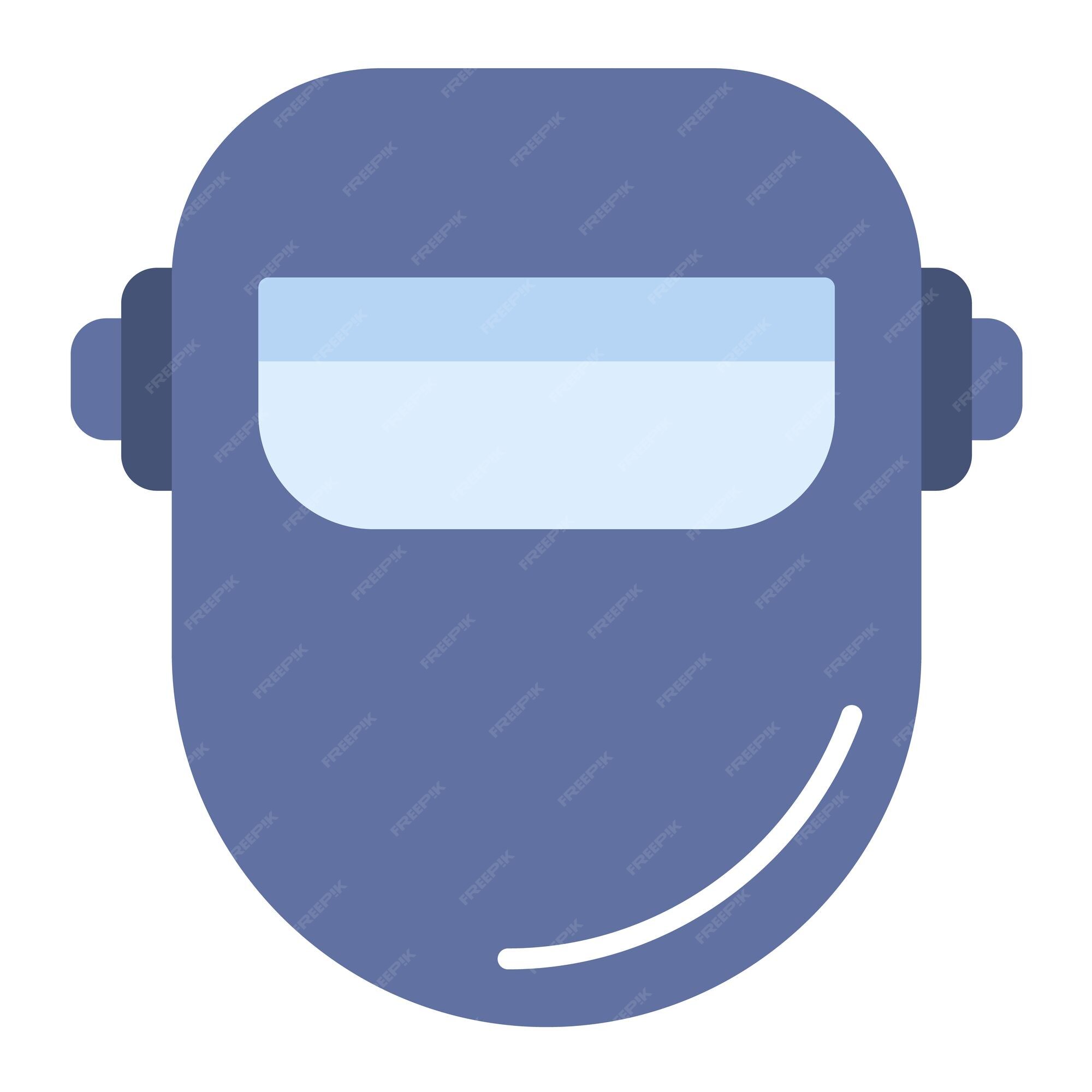 Premium vector welding mask flat illustration