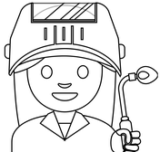 Man factory worker emoji coloring page free printable coloring pages