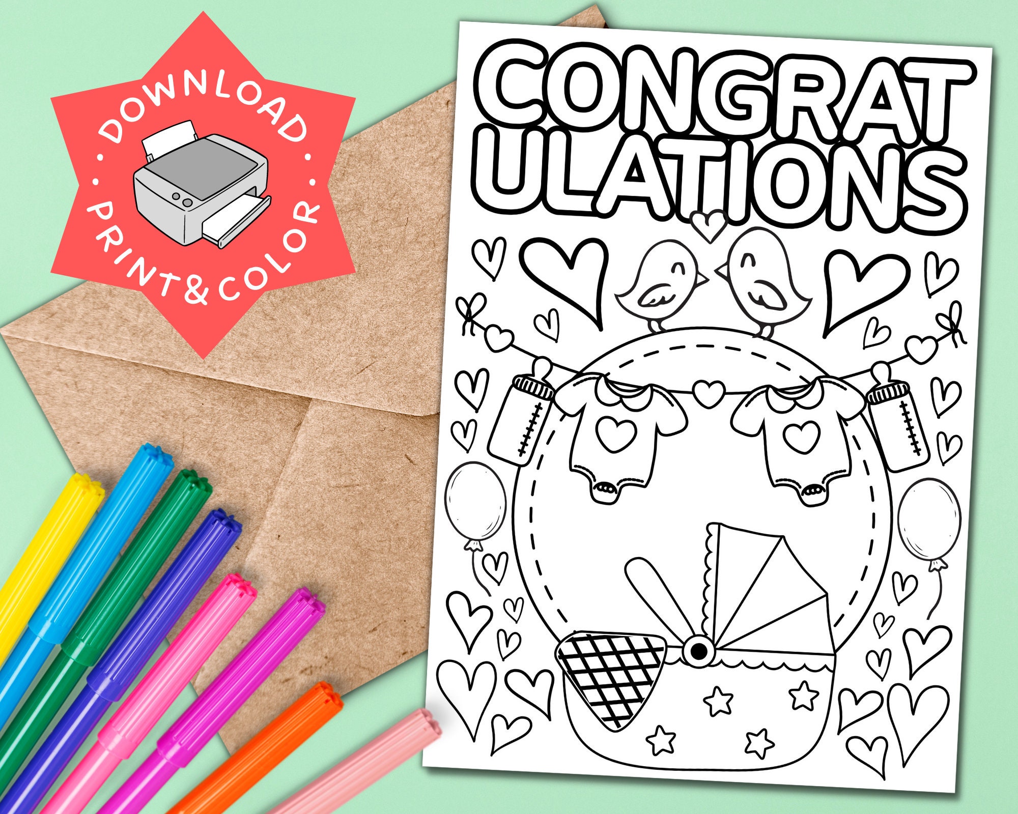 Congrats coloring