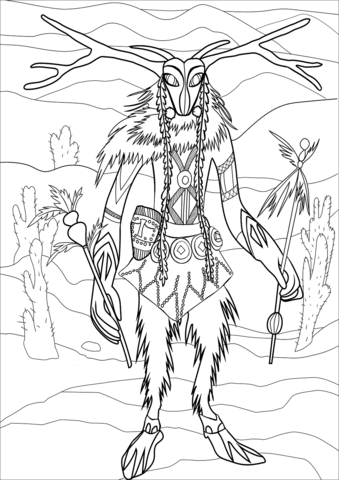 Yee naaldlooshii coloring page free printable coloring pages