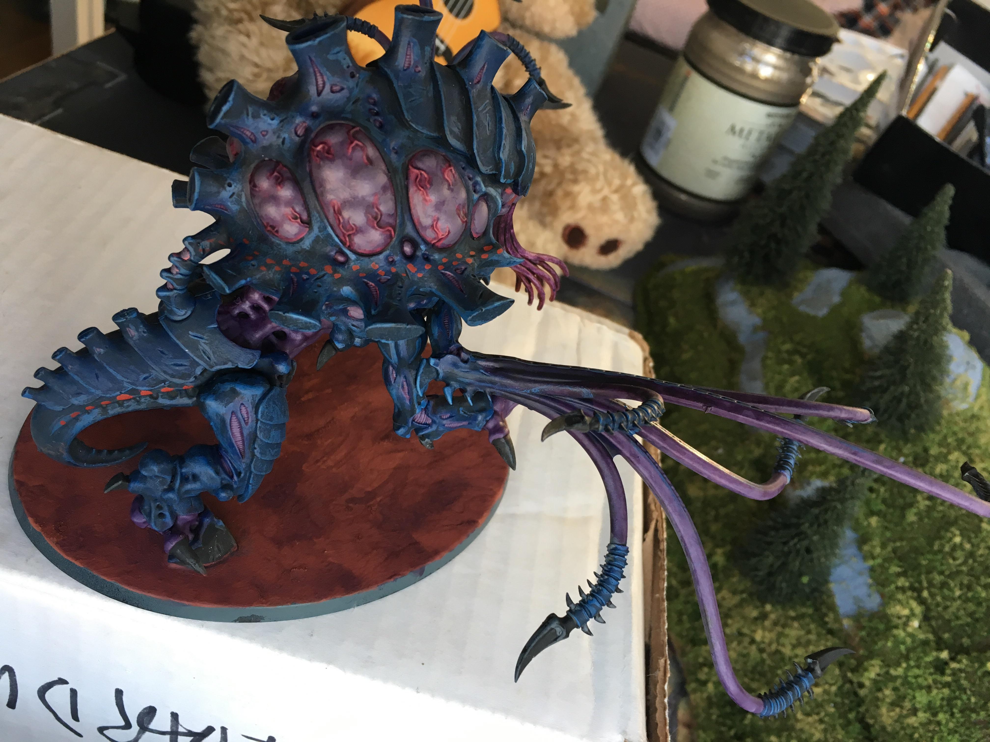 My color scheme for my own tyranid hive splinter fleet wendigo rwarhammerk