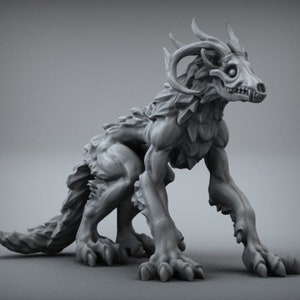 Wendigo miniature for dungeons and dragons