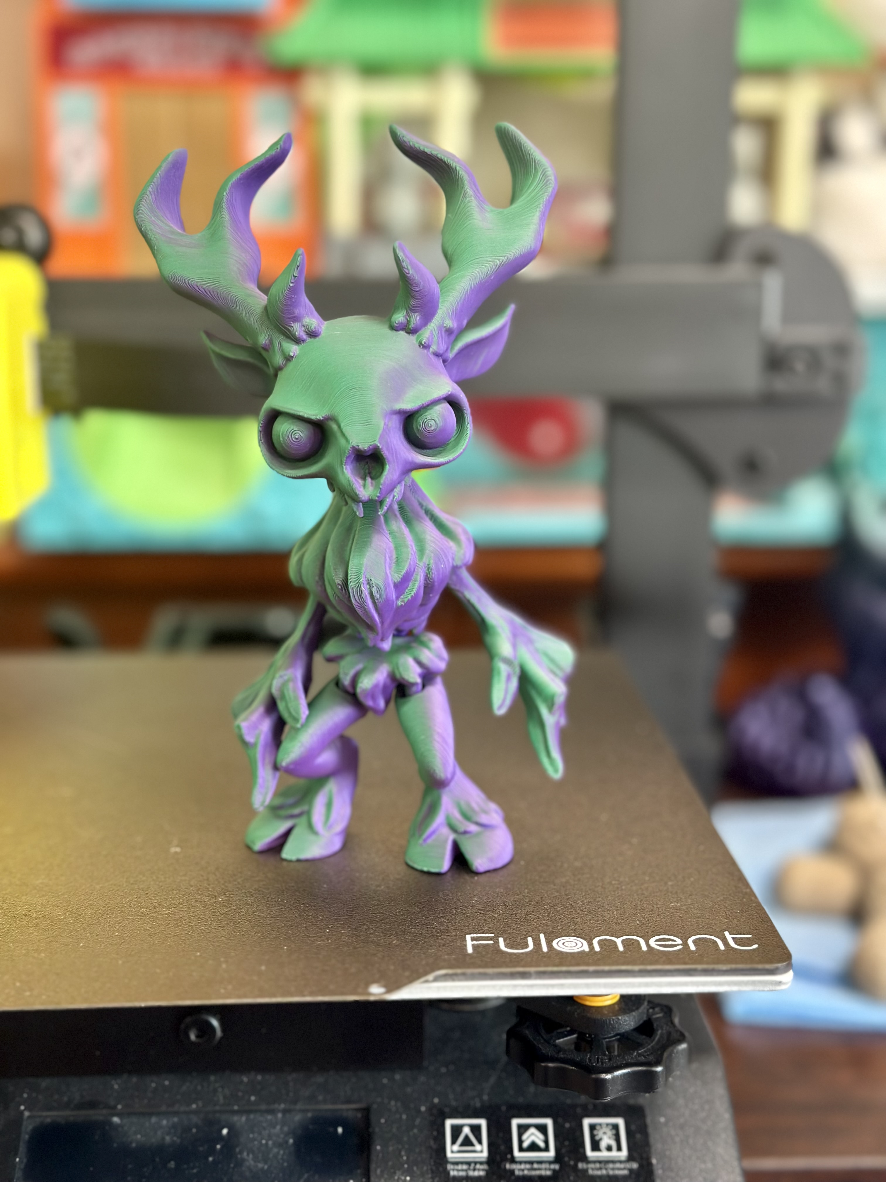 D printable articulated wendigo by twistyprints