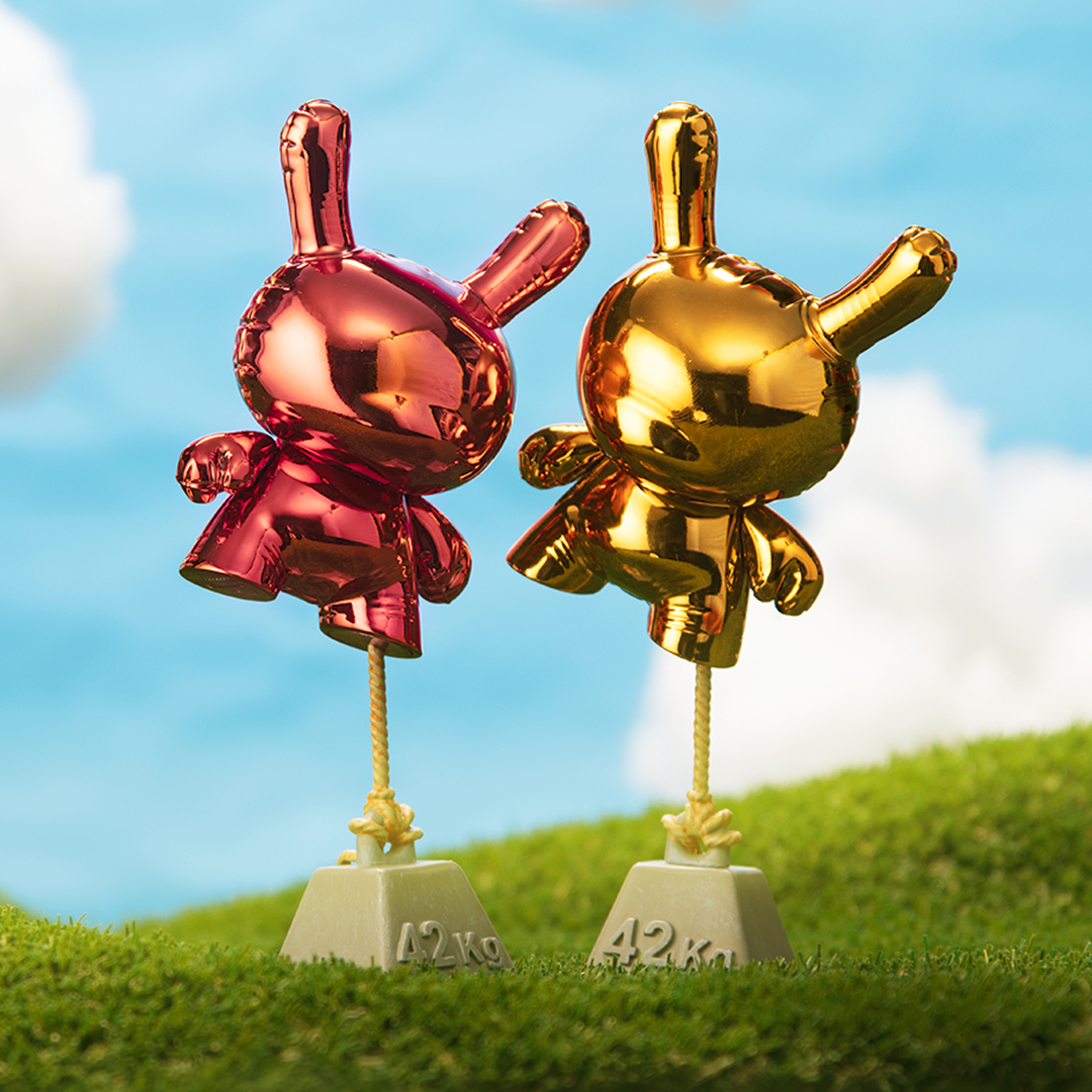 Elevate your collection with the â balloon dunny art figure