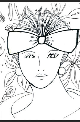 Fashion coloring book very wendy designs