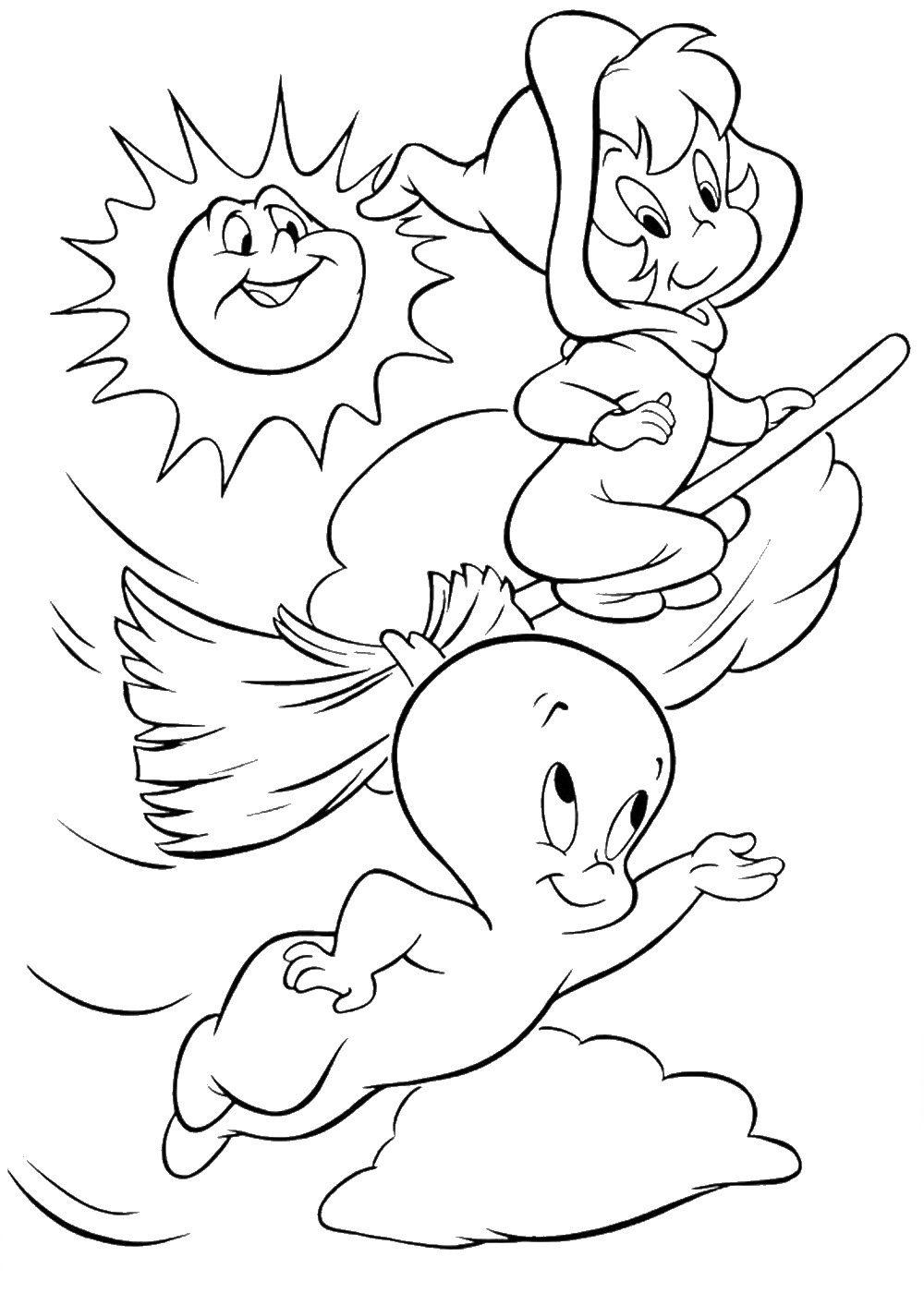 Casper coloring pages