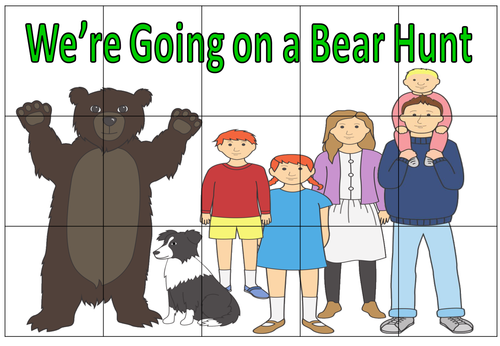 Were going on a bear hunt story teaching resources sack eyfs ks reading teaching resources