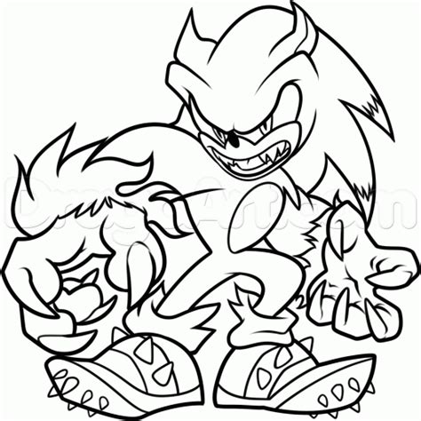 Sonic the werehog s in louring pages