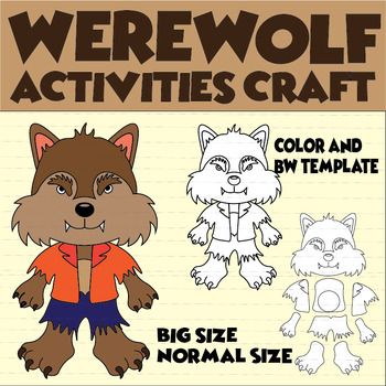 Halloween craft werewolf activities human