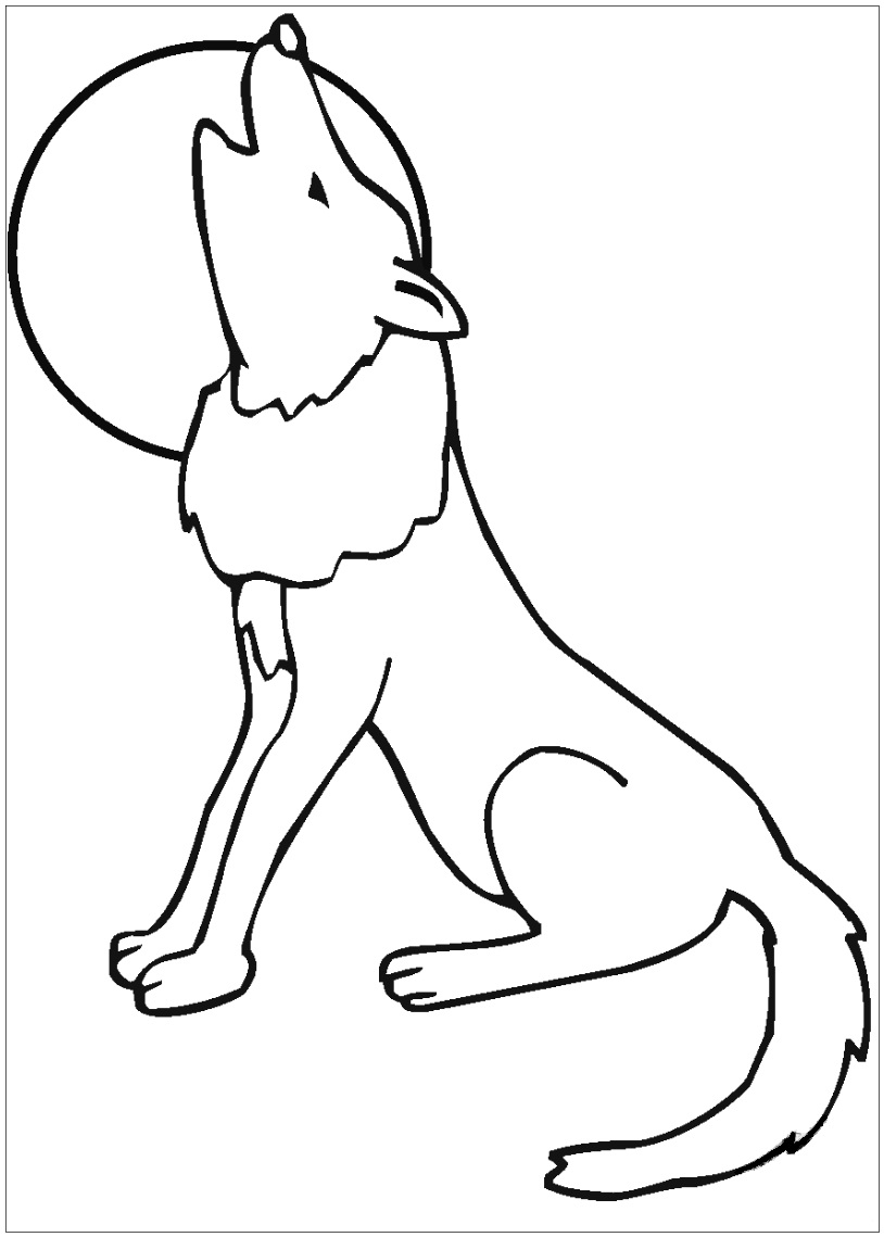 Werewolf coloring pages